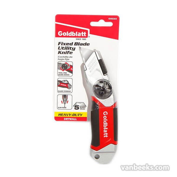 Goldblatt Fixed Blade Folding Utility Knife Van Beek's